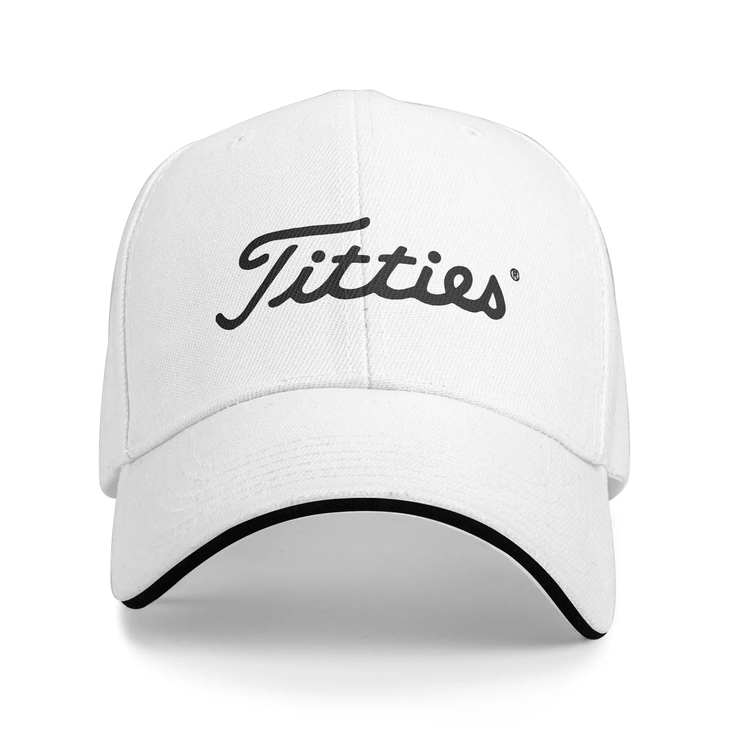 Funny Golf Ball Logo Y2K Baseball Cap