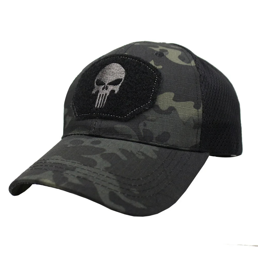 Camouflage Tactical Skull Baseball Cap
