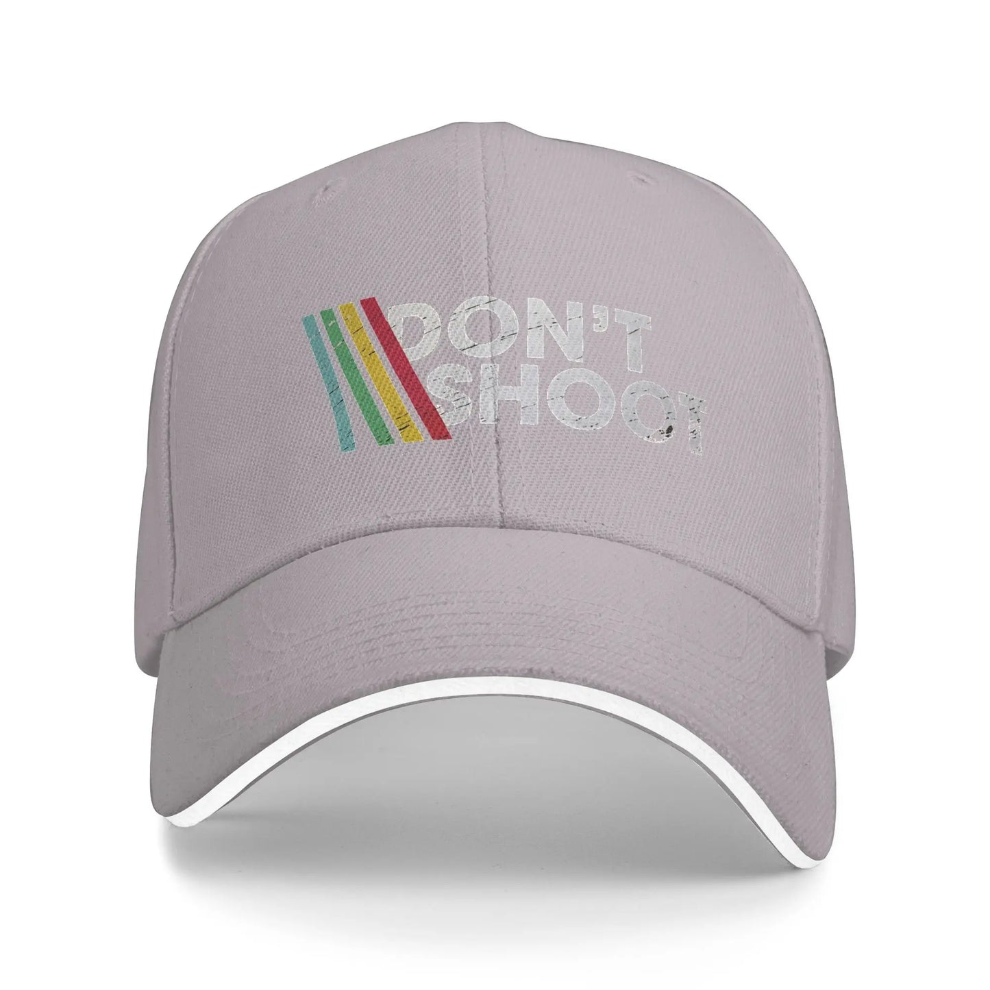 Don't Shoot Arcade Raiders Striped Baseball Cap
