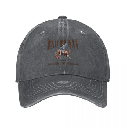 Bad Bunny 2024 Tour Nadie Sabe Retro Baseball Cap