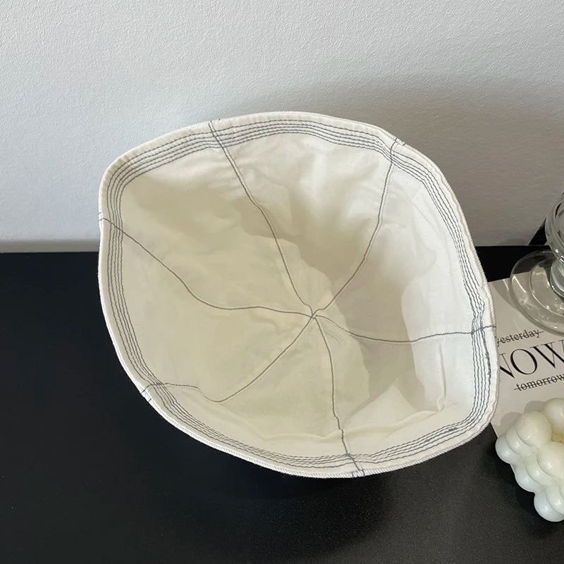 Japanese Retro Denim Summer Bucket Hat
