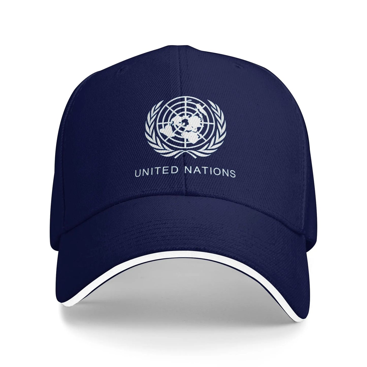 United Nations Print Y2K Sport Baseball Cap