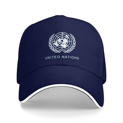 United Nations Print Y2K Sport Baseball Cap