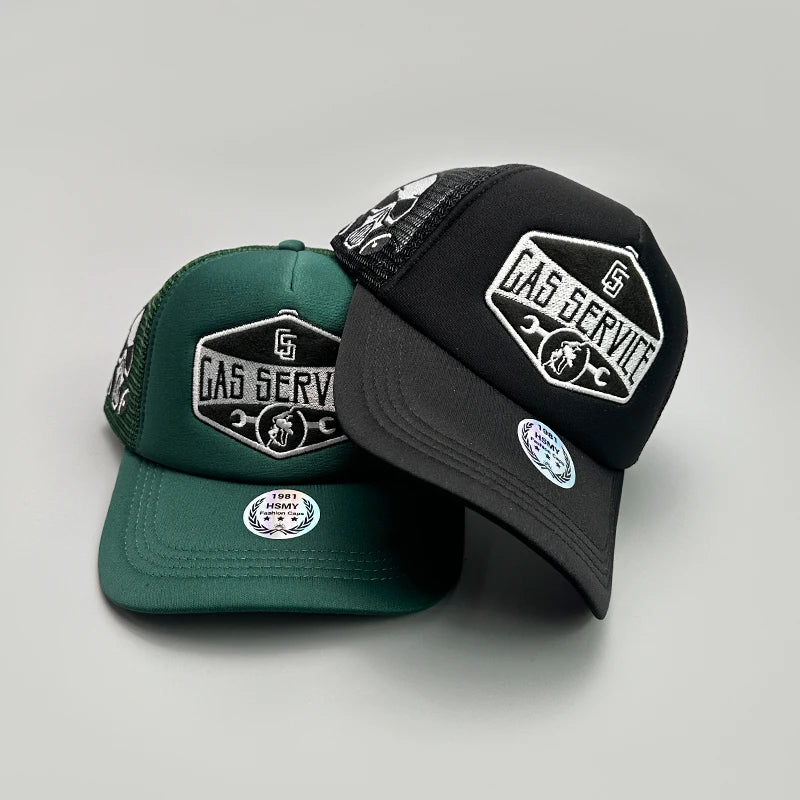 GAS Letter Embroidery Baseball Hats