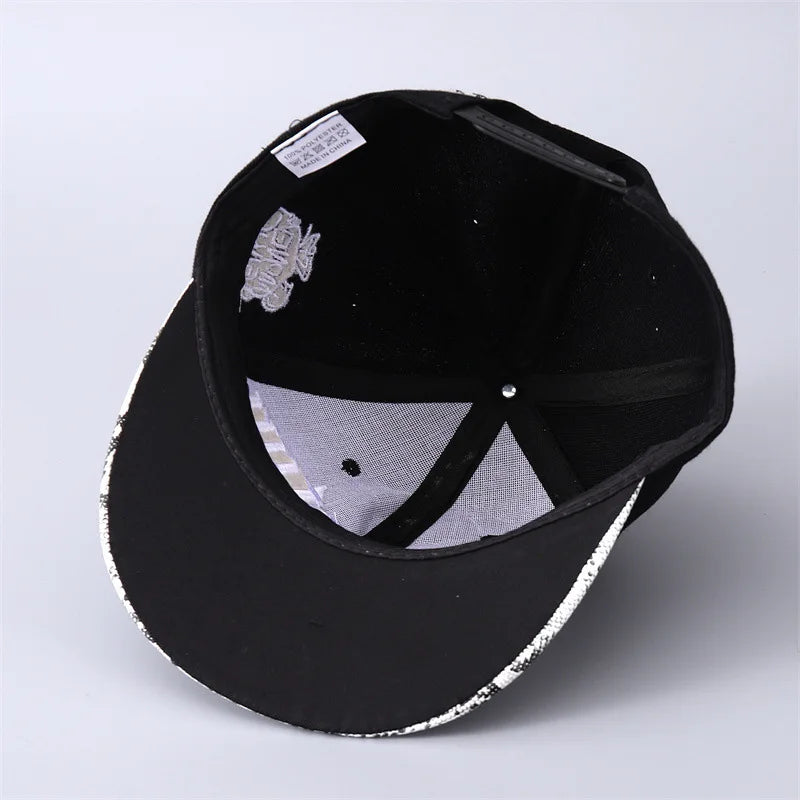 Compton Camouflage Snapback Hat Unisex