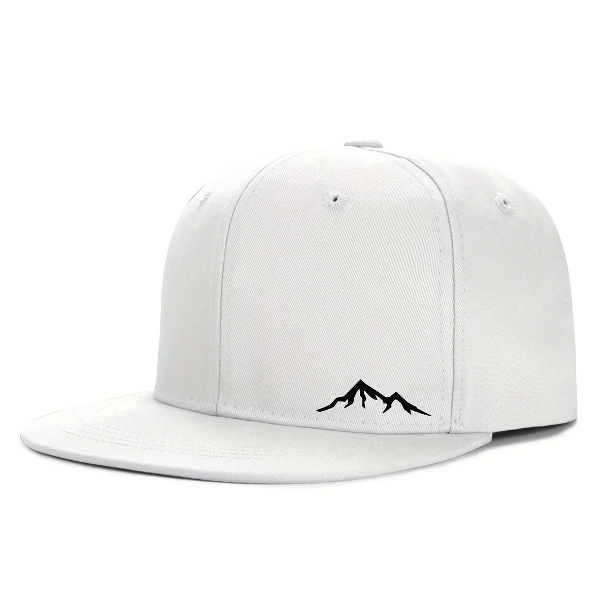 Adjustable Polyester Flat Brim Baseball Hat