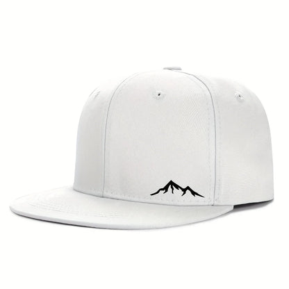 Adjustable Polyester Flat Brim Baseball Hat