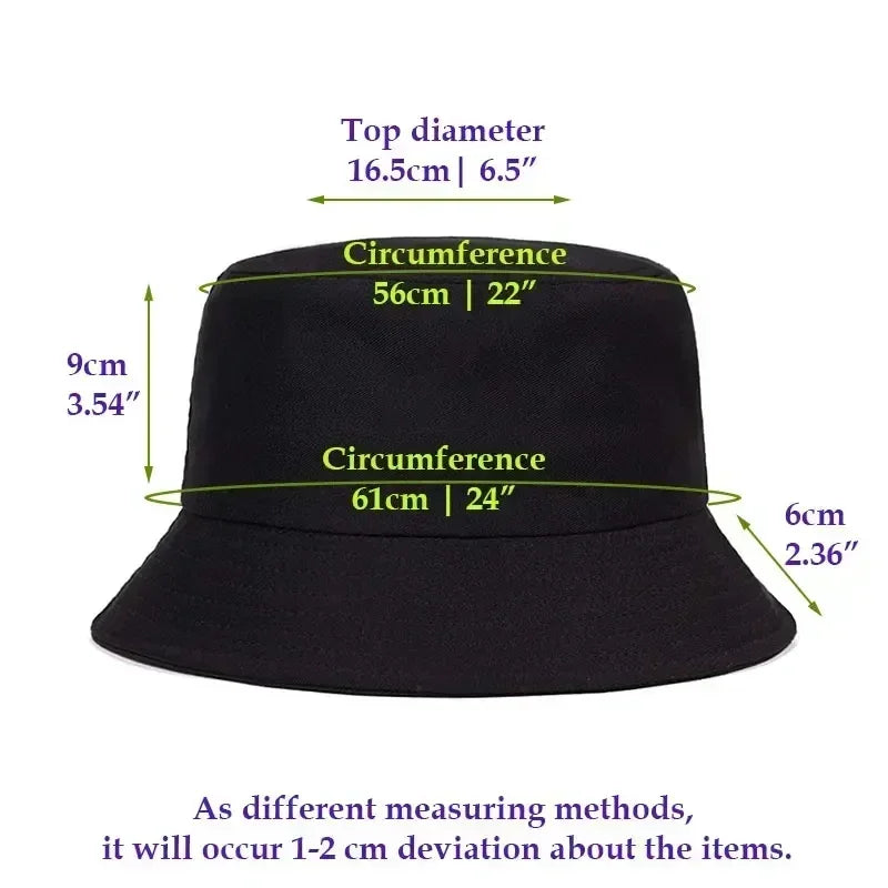 Shit Show Print Reversible Streetwear Bucket Hat