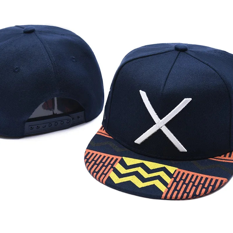 Letter Embroidery Hip Hop Snapback Baseball Cap