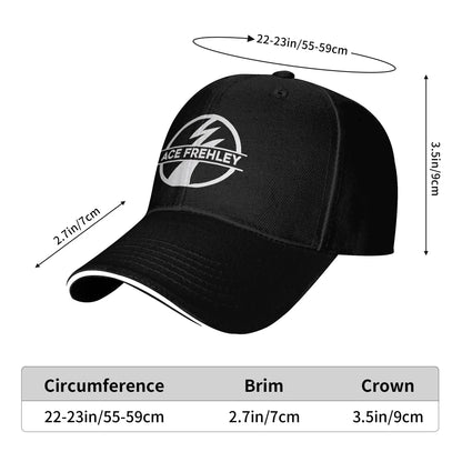 Ace Frehley Logo Vintage Kiss Band Baseball Cap