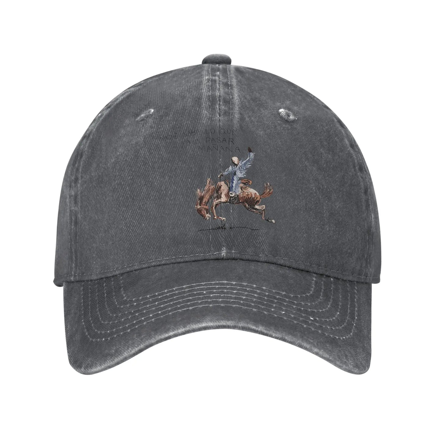 Vintage Washed "Nobody Knows What Will Happen Tomorrow" Baseball Cap