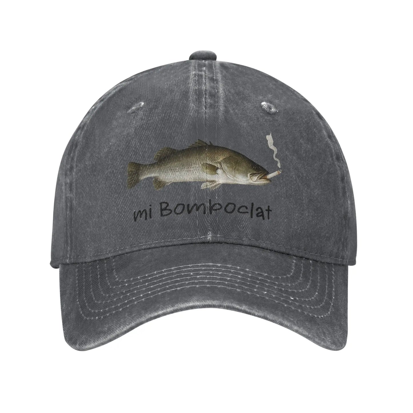 Funny Bomboclat Fish Meme Retro Baseball Cap