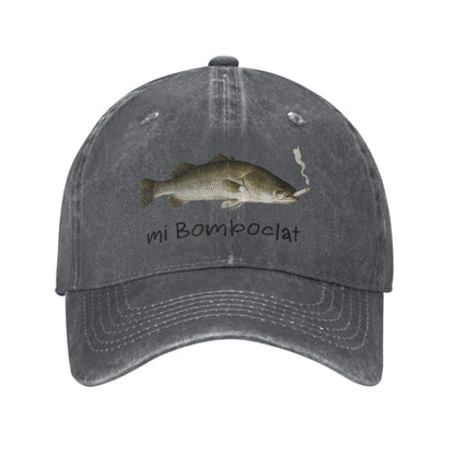 Funny Bomboclat Fish Meme Retro Baseball Cap