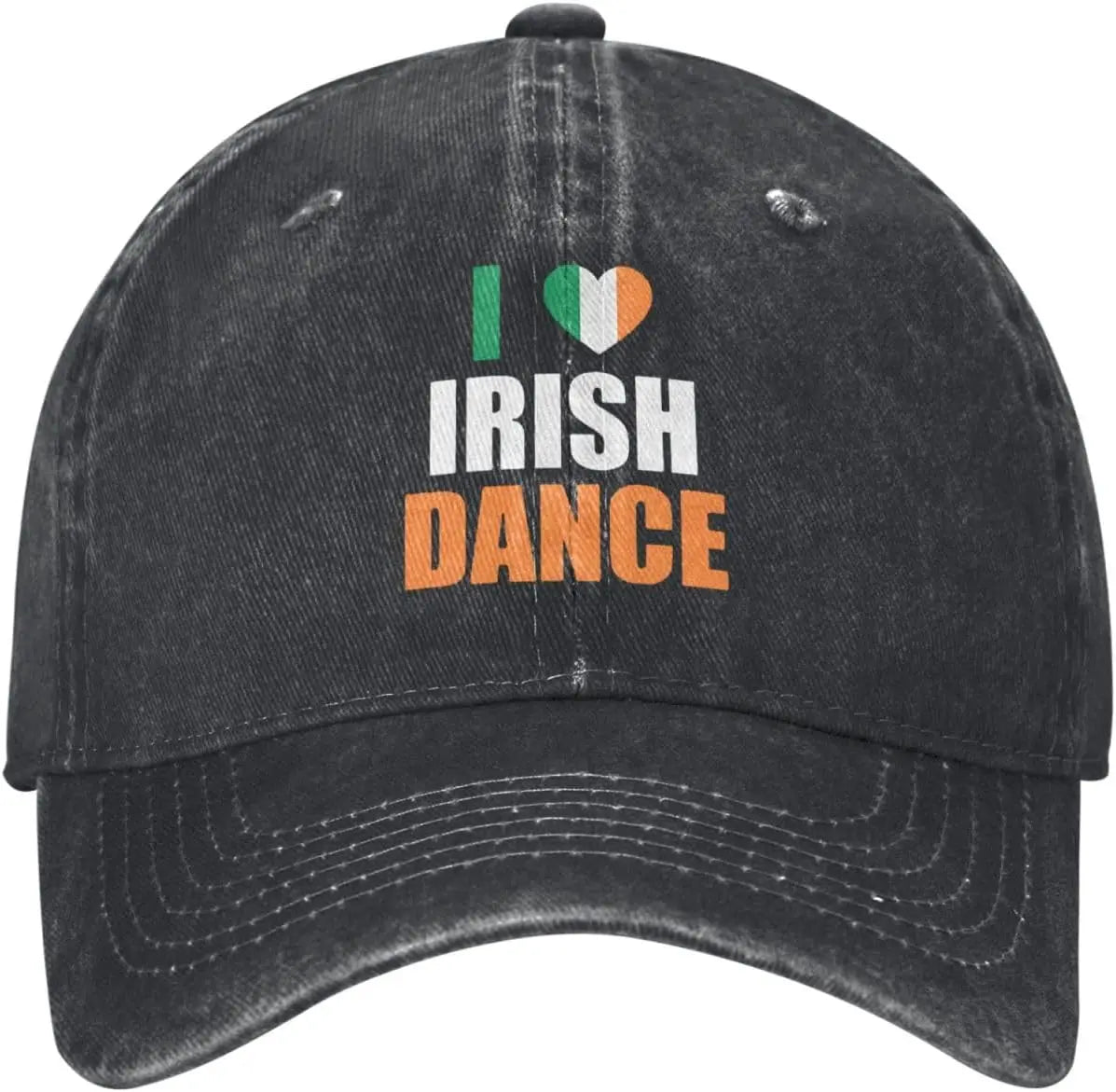 I Love Irish Dance Vintage Washed Baseball Cap