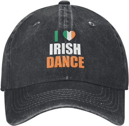I Love Irish Dance Vintage Washed Baseball Cap