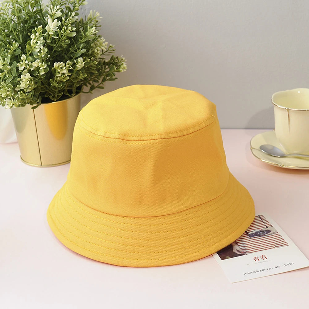 Unisex Cotton Summer Bucket Hat