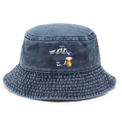 Vintage Humor Cotton Washed Weekend Bucket Hat