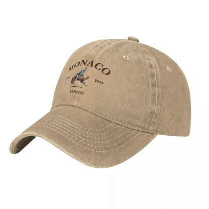 Bad Bunny Nadie Sabe Distressed Denim Baseball Cap