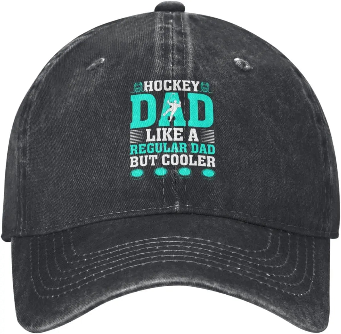 Hockey Dad Like Regular Dad But Cooler Baseball Cap