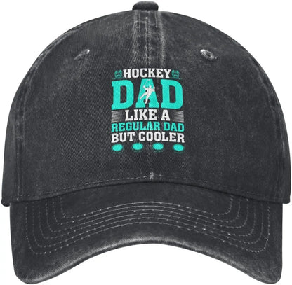 Hockey Dad Like Regular Dad But Cooler Baseball Cap