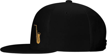 Jazz Saxophone Music Graphic Hip Hop Snapback Cap