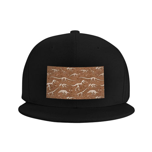 Dinosaur Fossil Halloween Theme Snapback Cap