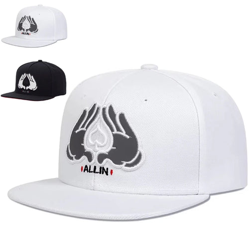 Unisex Spades ALLIN Embroidery Hip-hop Hats