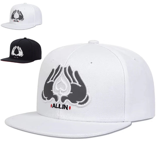 Unisex Spades ALLIN Embroidery Hip-hop Hats