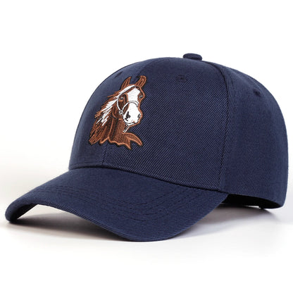 Unisex Horse Embroidery  Baseball Caps