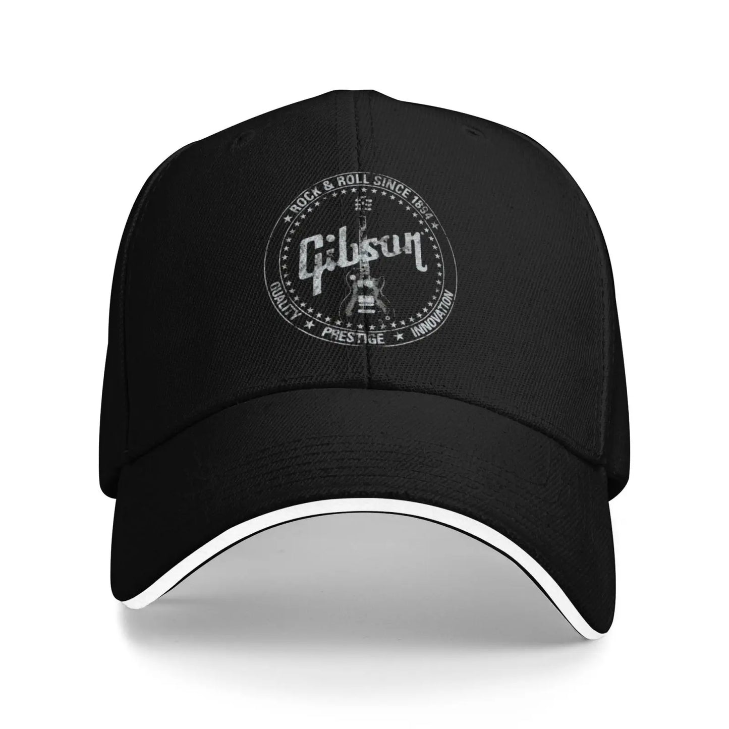 Gibson Guitar Cartoon Baseball Cap