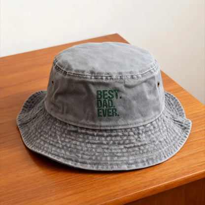 Vintage Washed Cotton Dad Bucket Hat
