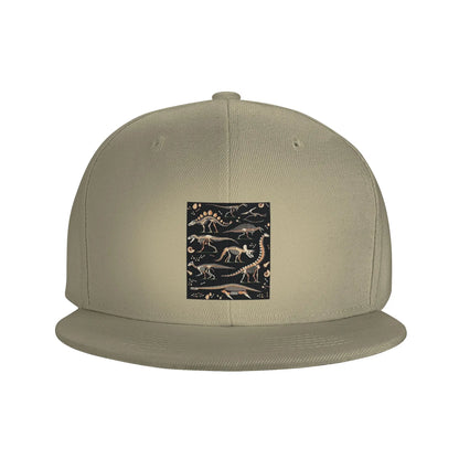 Dinosaur Fossil Halloween Graphic Snapback Cap