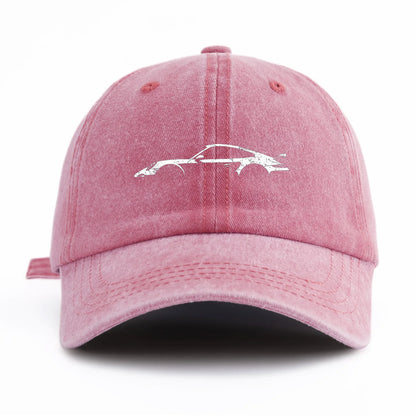 Vintage 911 Print Minimalist Dad Baseball Cap