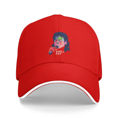 Michael Jackson King Of Pop Y2K Baseball Cap