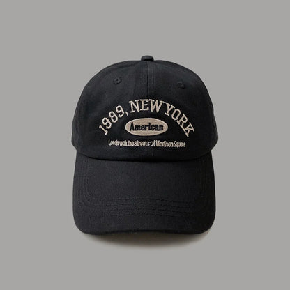 Retro Letter Embroidery Baseball Cap