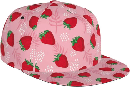 Pink Strawberry Baseball Cap