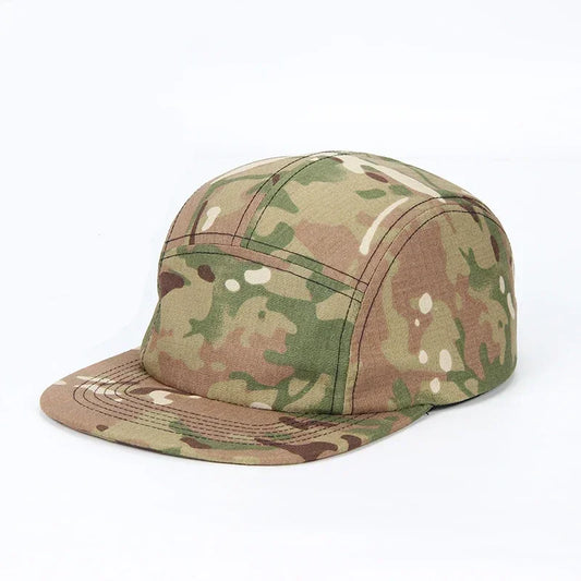 Corduroy Camo 5 Panel Snapback Hat