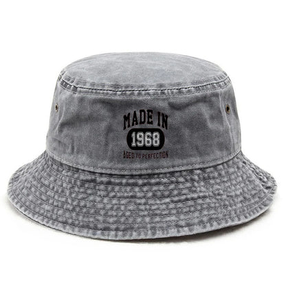 Customize Cotton Washed Vintage Retro Timeless Collector Bucket Hat
