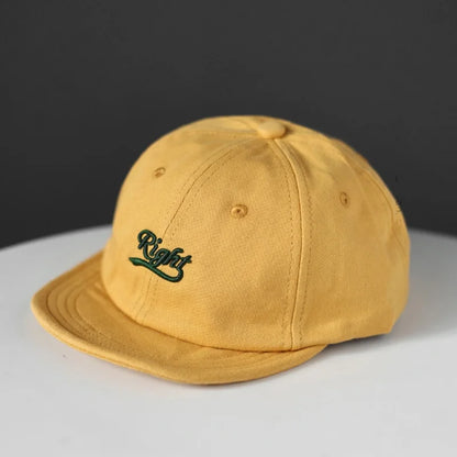 Soft Brim 5 Panel Baseball Cap Letters Snapback Unisex