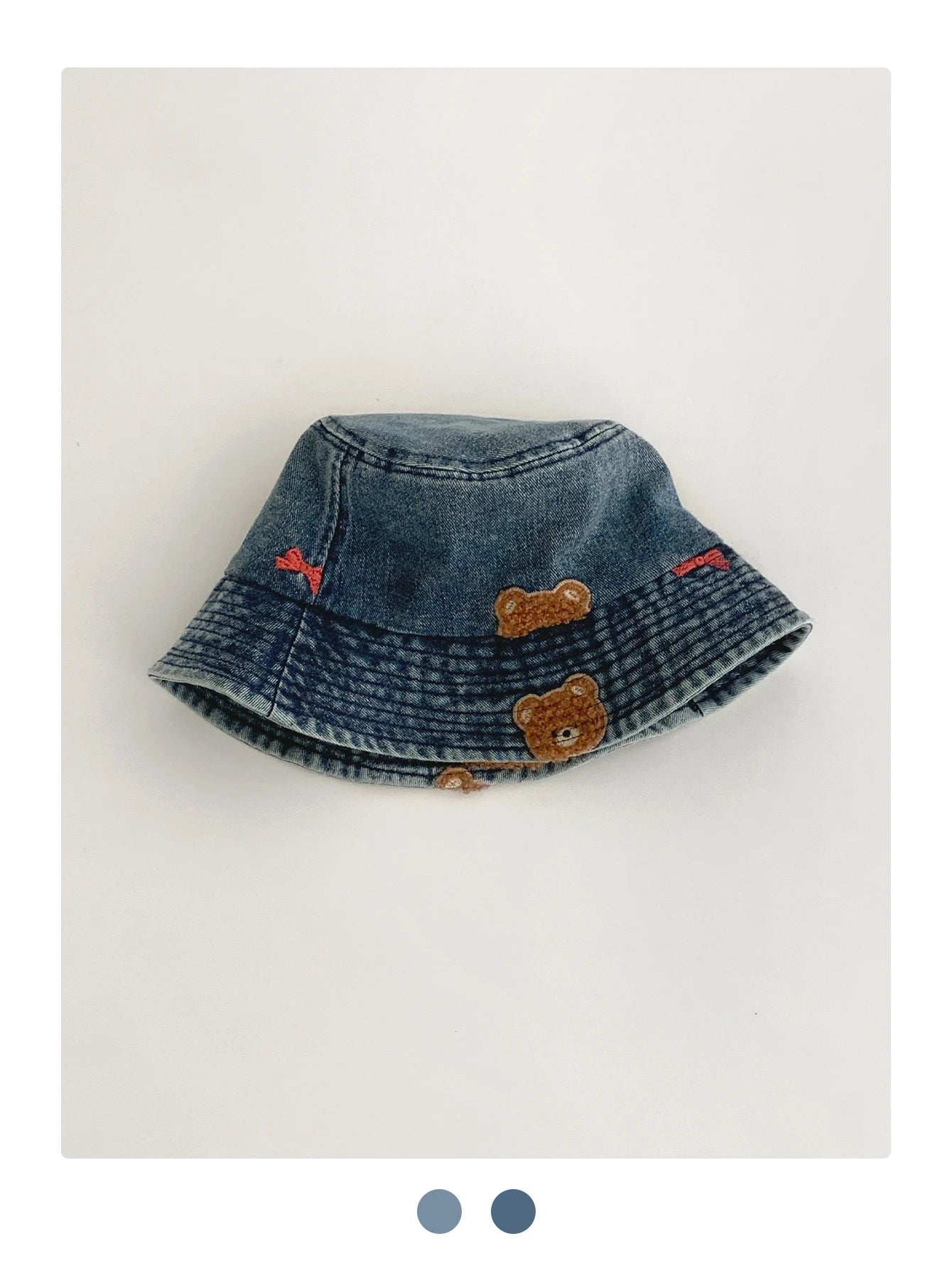 Washed Ripped Denim Fisherman Hat