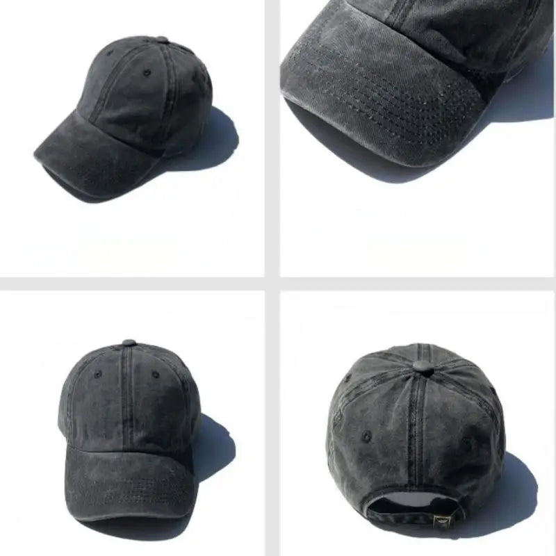 Street Trendy Cool Sunshade Riding Sports Cap Sun Hat Solid Color