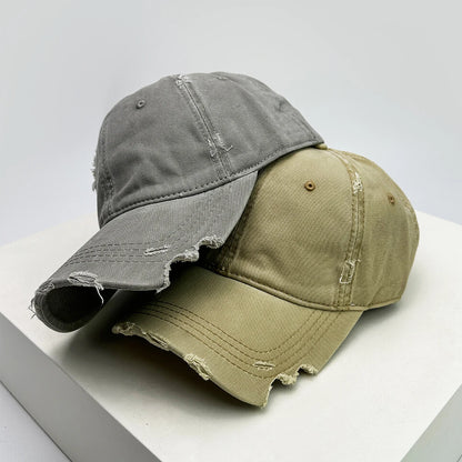 Unisex Notch Solid Baseball Cap