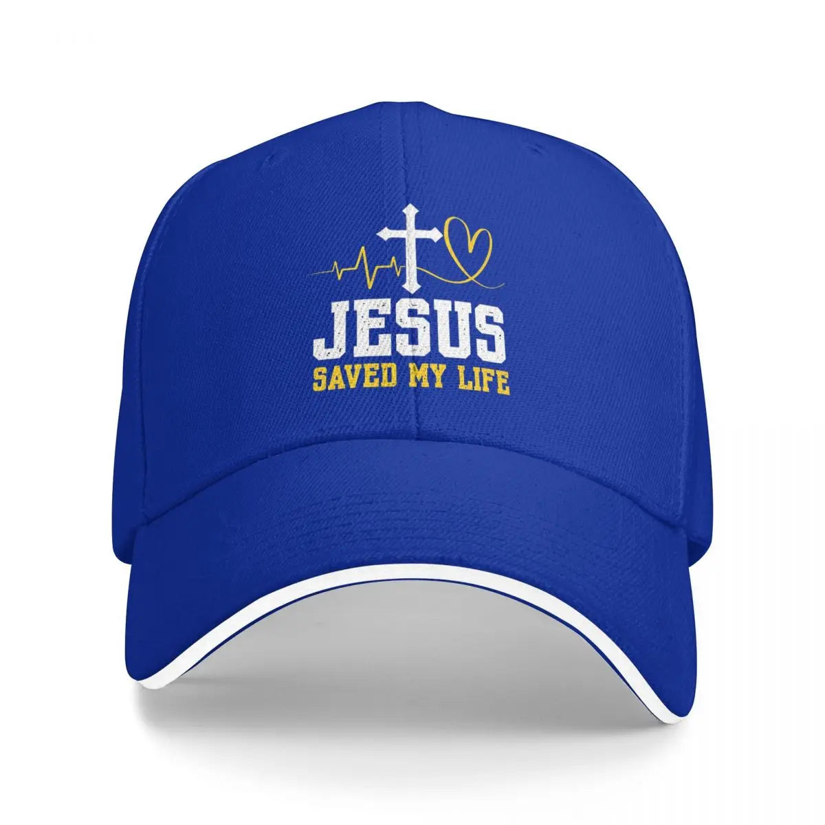 Jesus Saved My Life Logo Baseball Cap