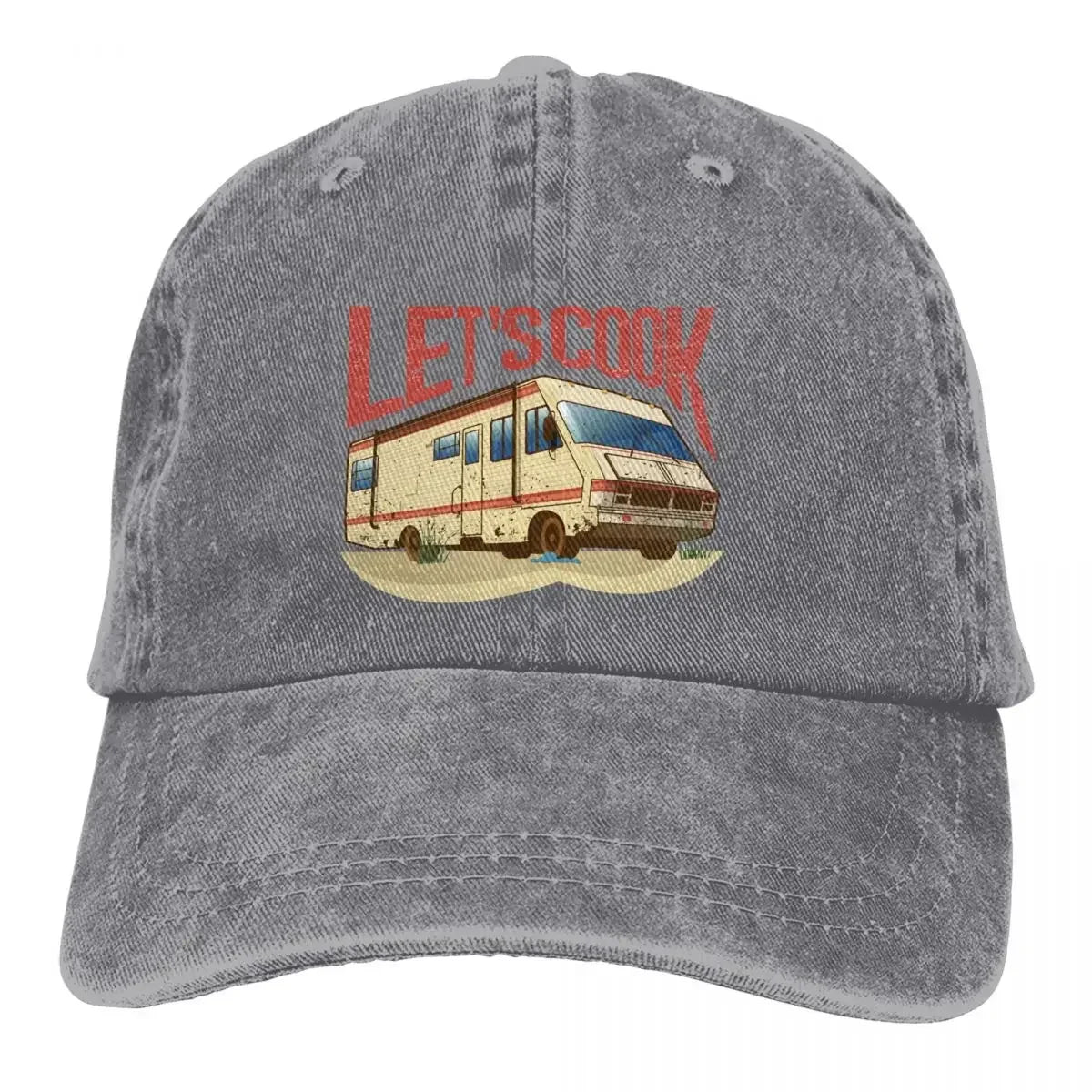 RV Lets Cook Print Baseball Cap