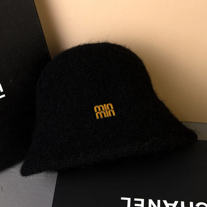 Luxury Fluffy Wool Winter Bucket Hat