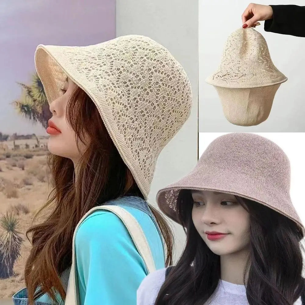 Wide Brim Breathable Beach Fisherman Bucket Hat
