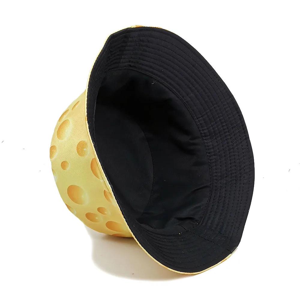 Unisex Cheese Pattern Bucket Hat