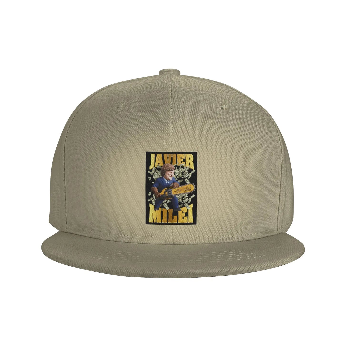Javier Milei Currency Political Statement Snapback Cap