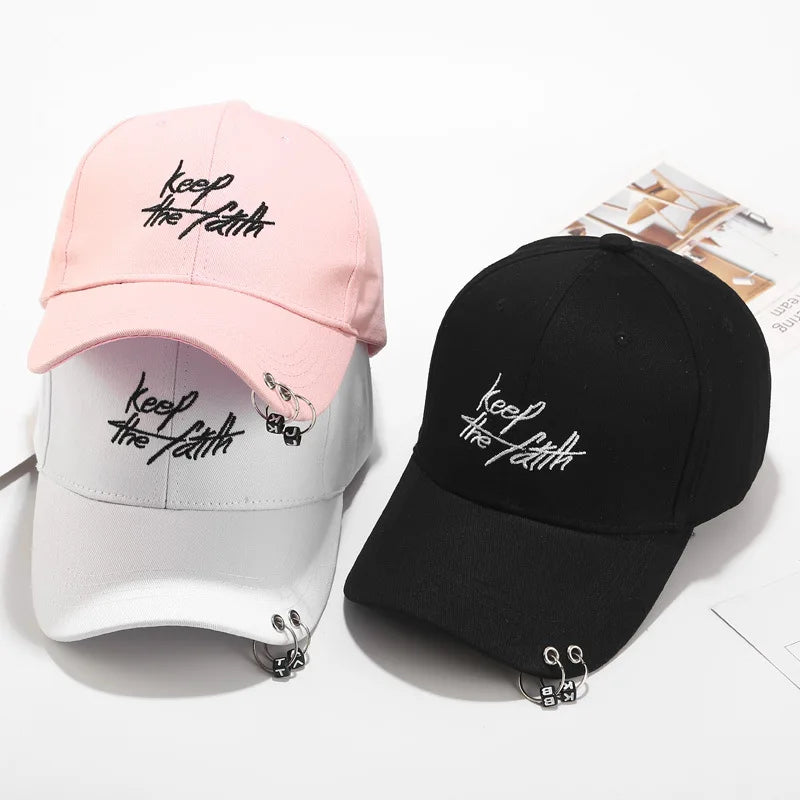 Keep The Faith Ring Chain Baseball Cap