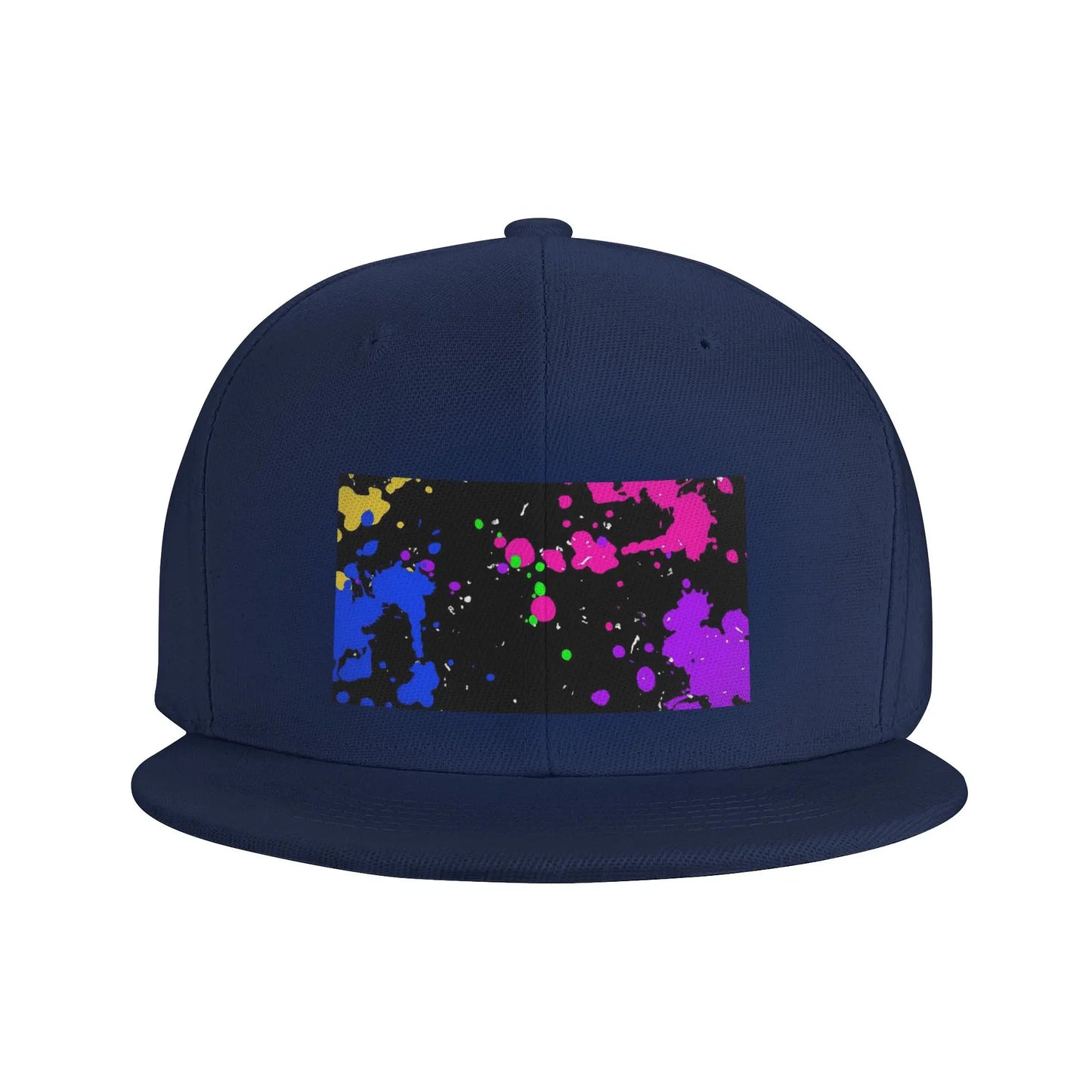 Colorful Graffiti Splatter Pattern Snapback Cap